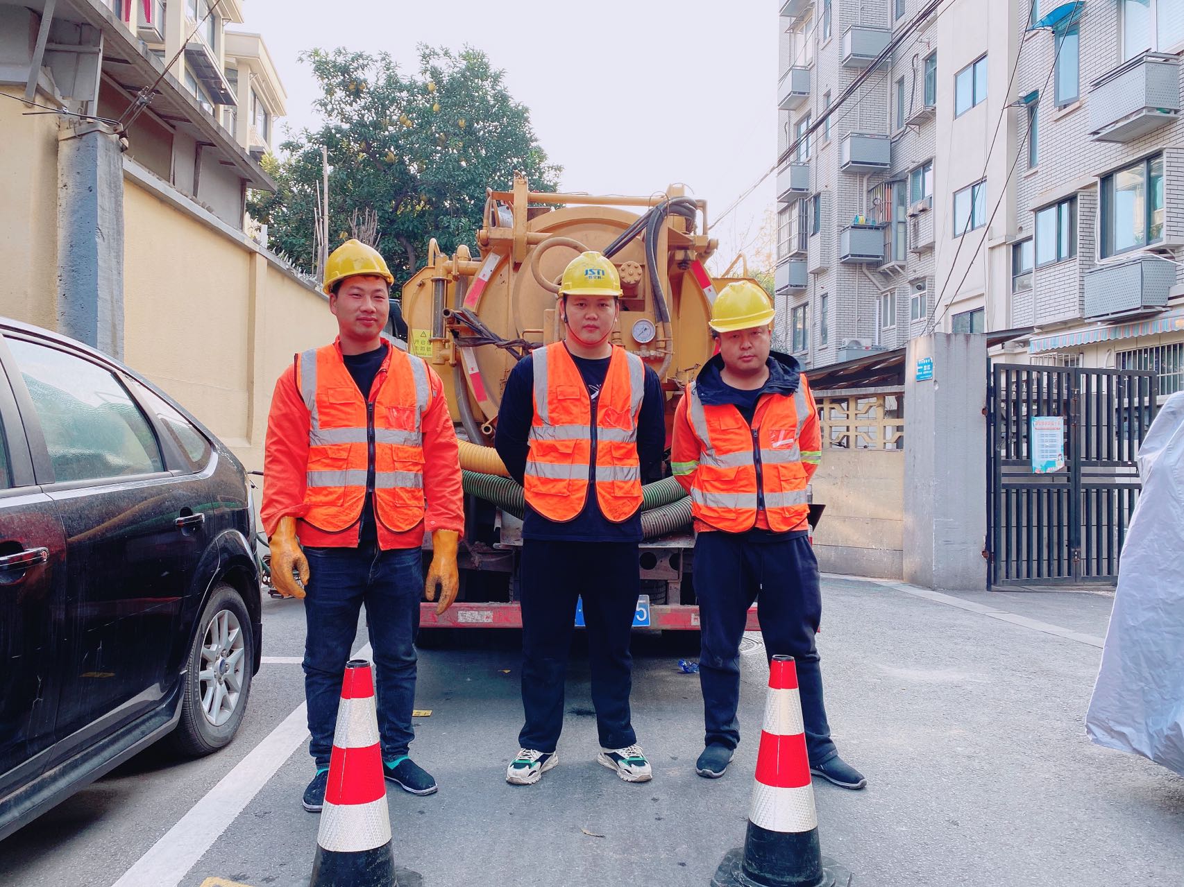 洲岛家园南京某小区管道清淤检测施工